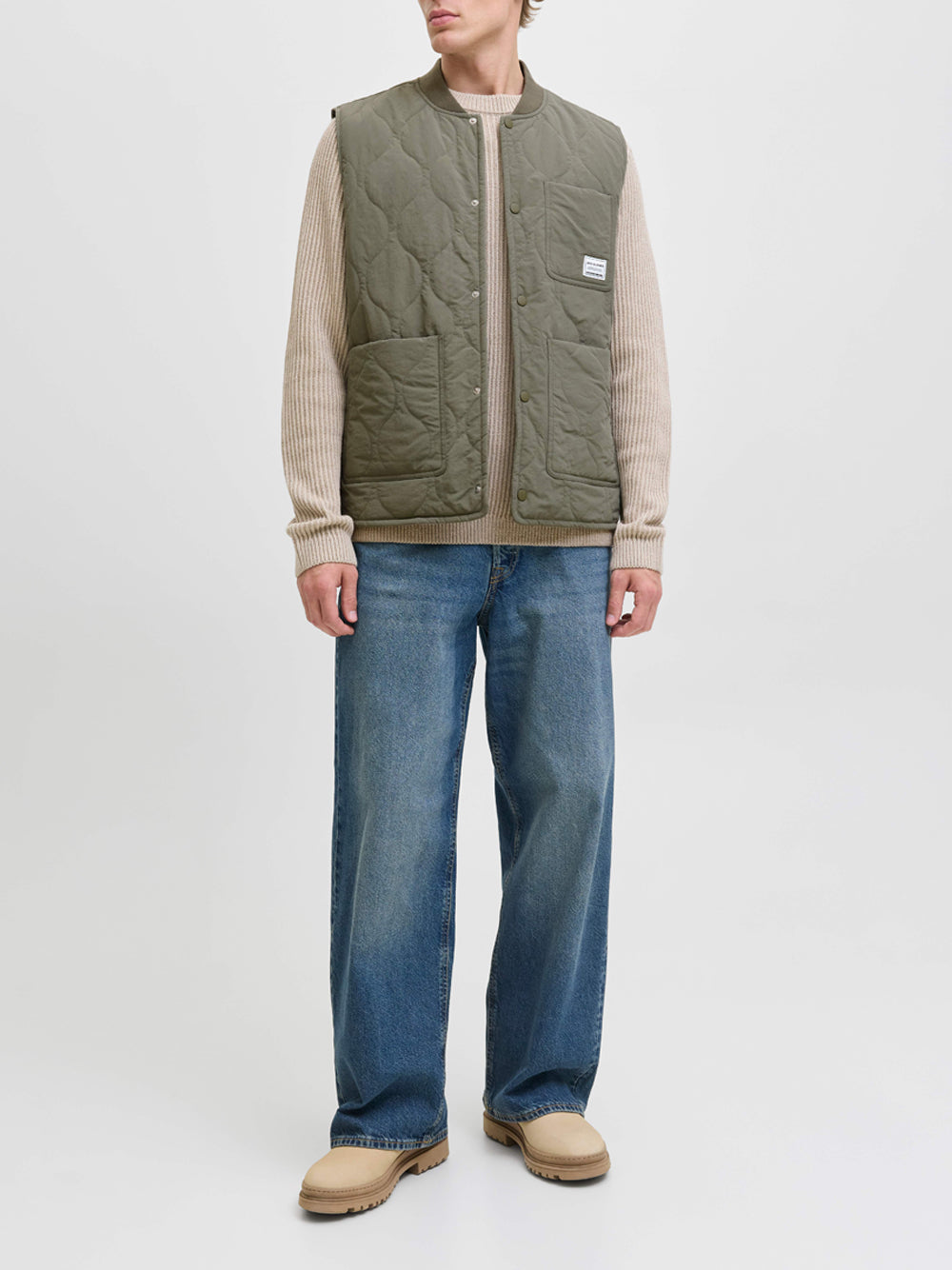 Smanicato Jack e Jones da Uomo - Verde