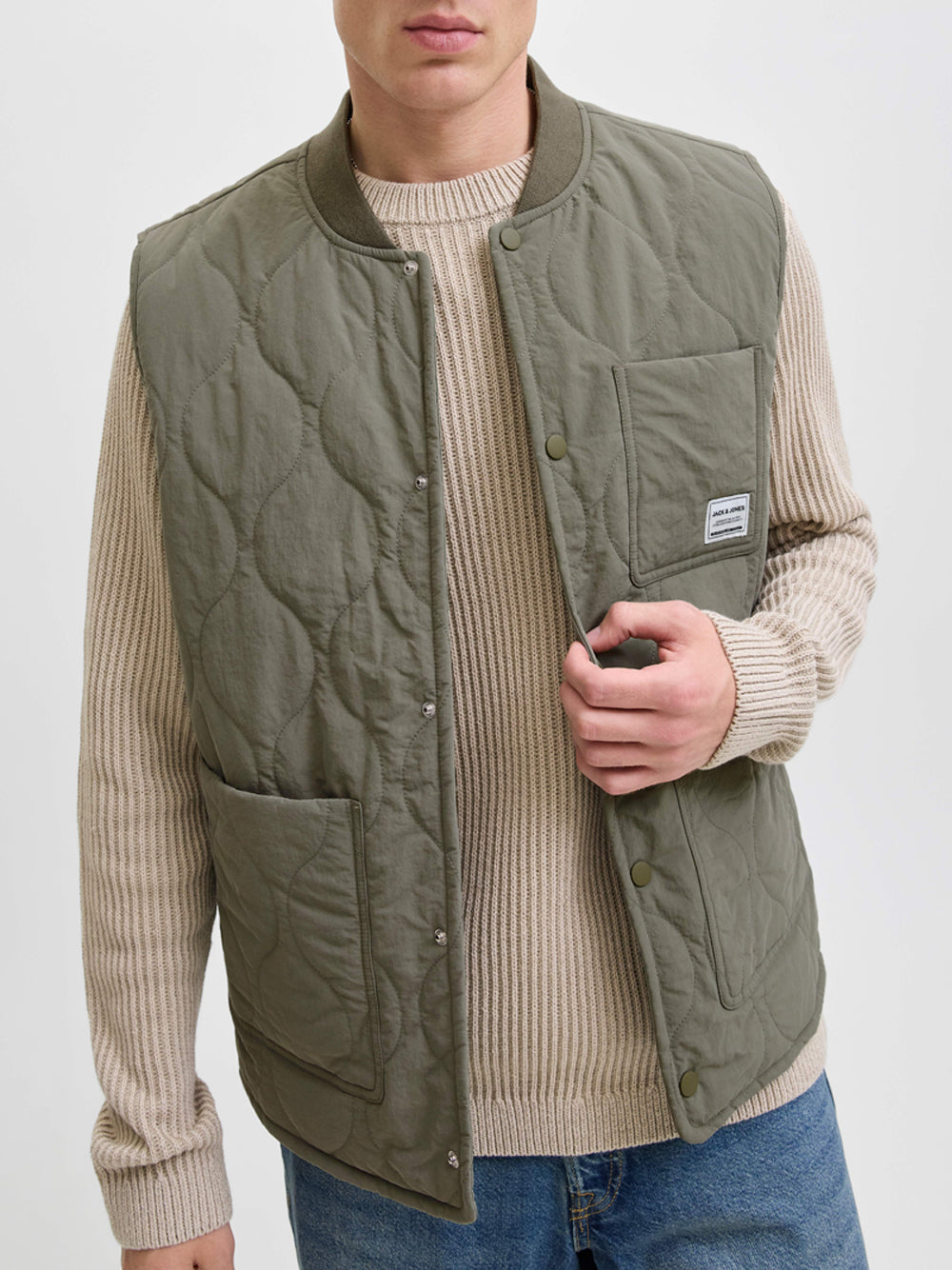 Smanicato Jack e Jones da Uomo - Verde