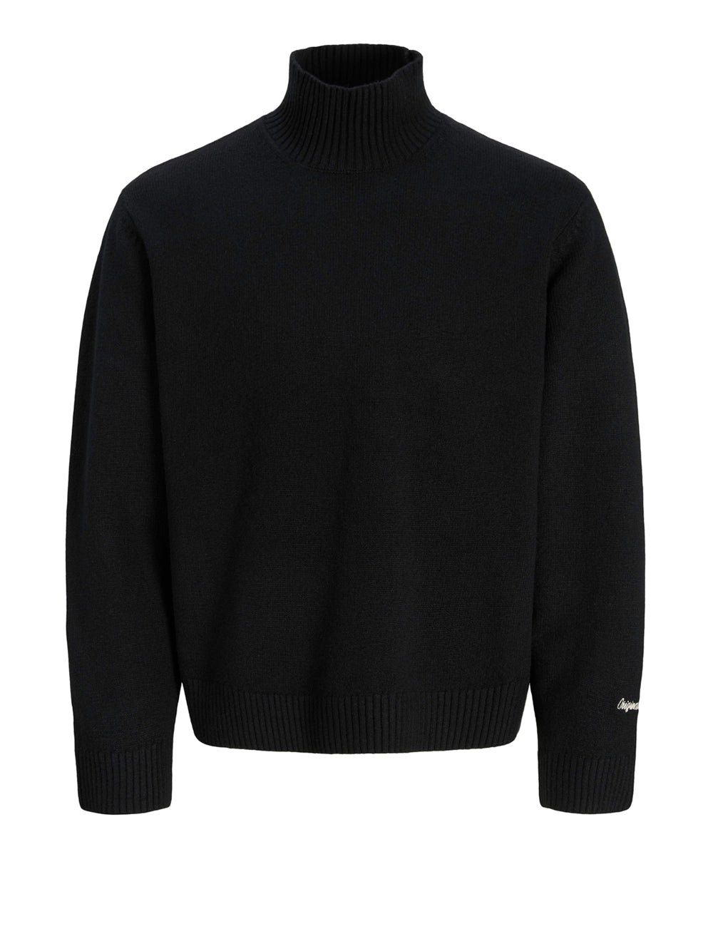 Maglia Collo Alto Jack e Jones da Uomo - Nero