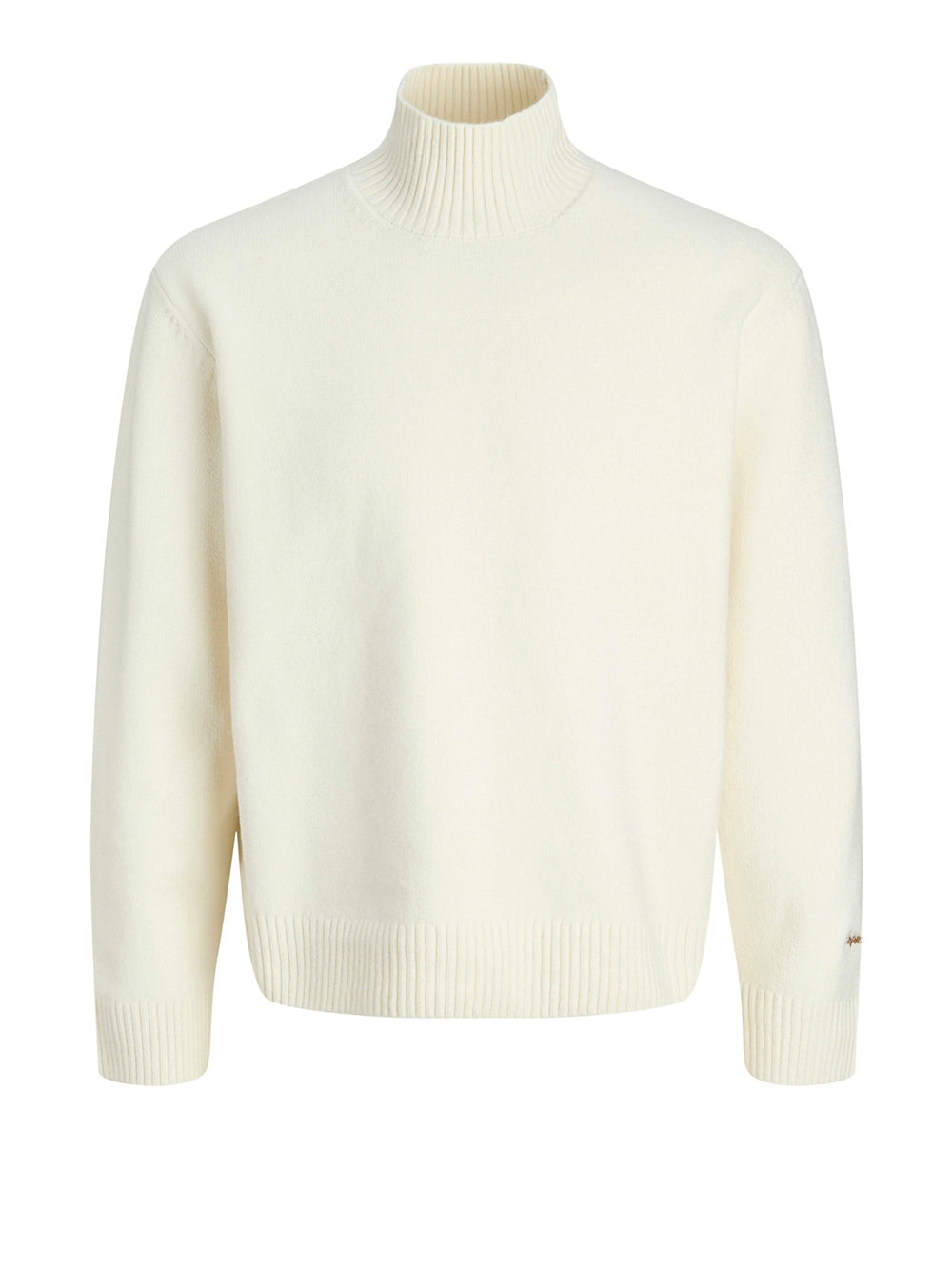 Maglia Collo Alto Jack e Jones da Uomo - Avorio