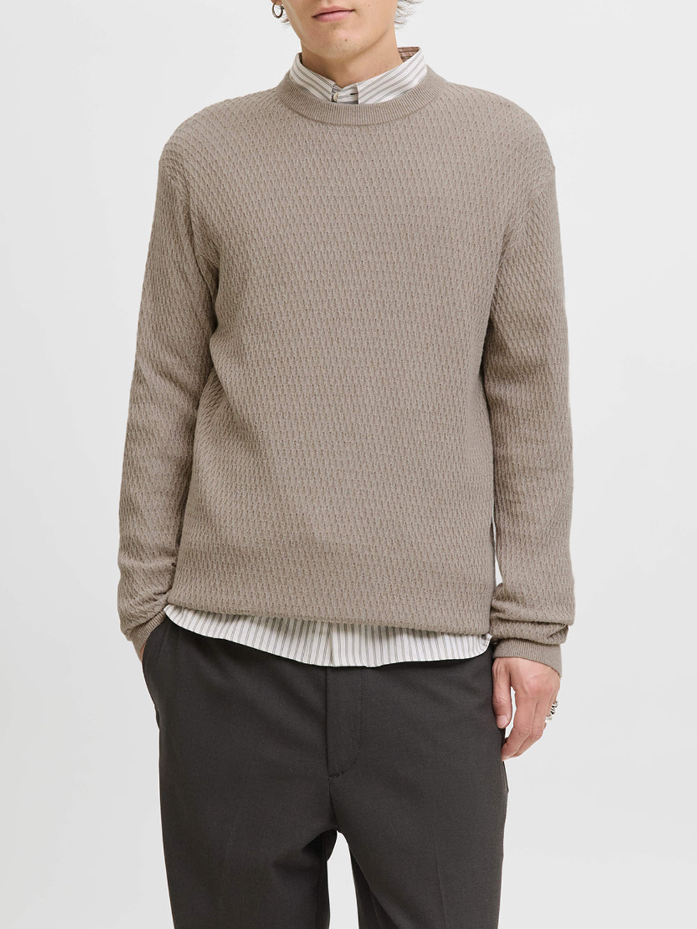 Pullover Jack e Jones da Uomo - Avorio