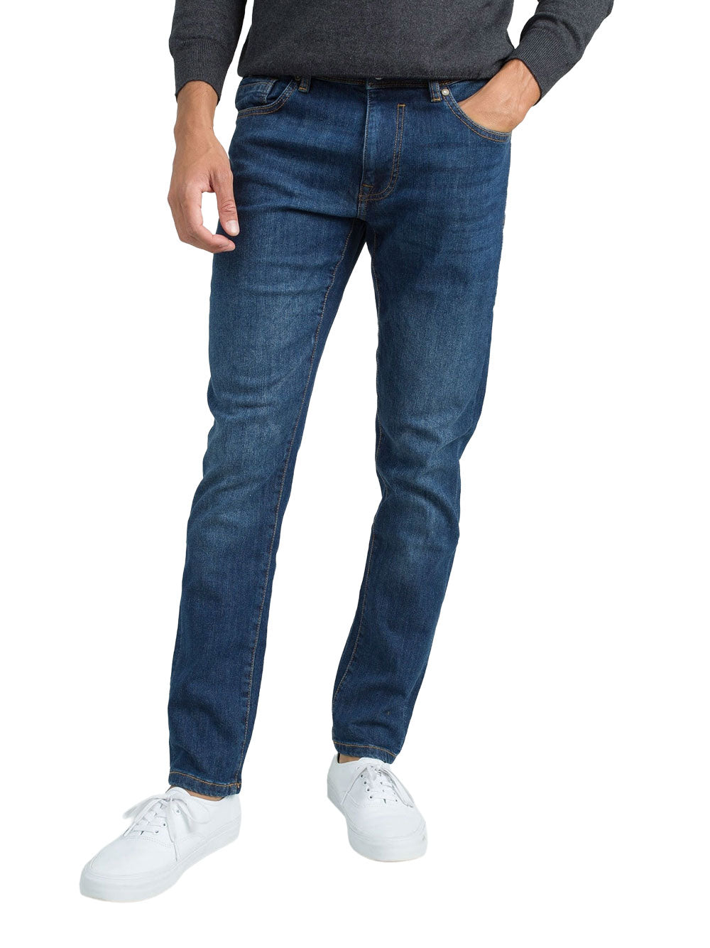 Jeans Slim Jaggy Russel da Uomo - Denim