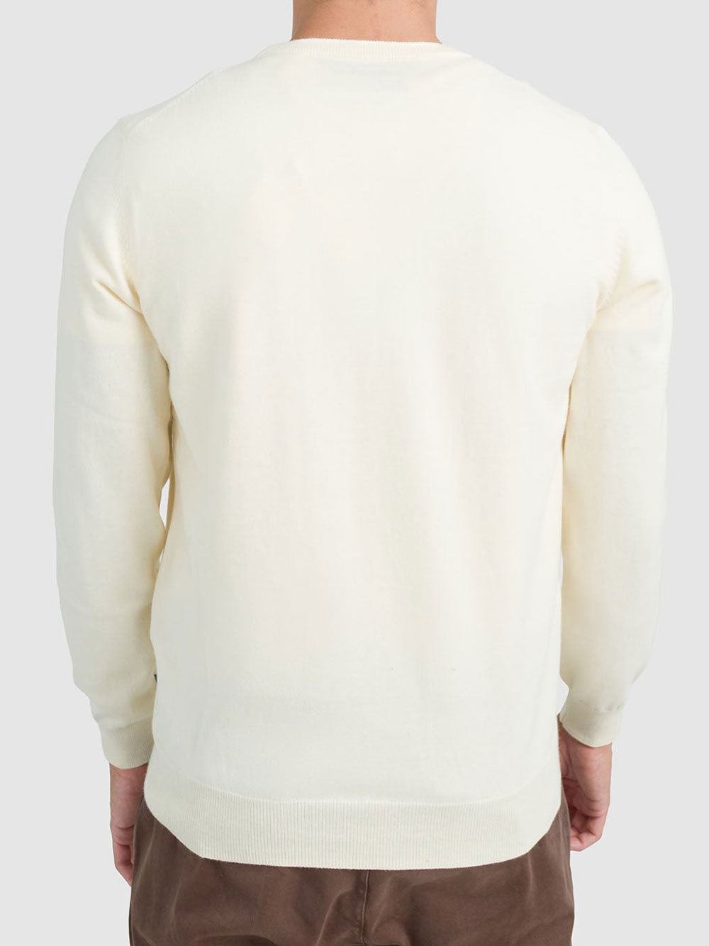 Pullover Jaggy Lanza da Uomo - Avorio