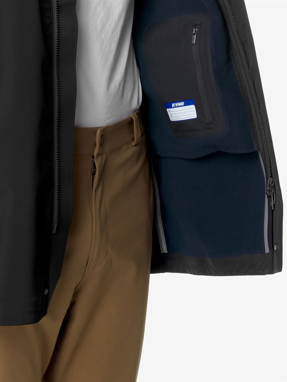 K-Way Impermeabile Uomo Mod. K6116YW DUKE BONDEND A3C Nero