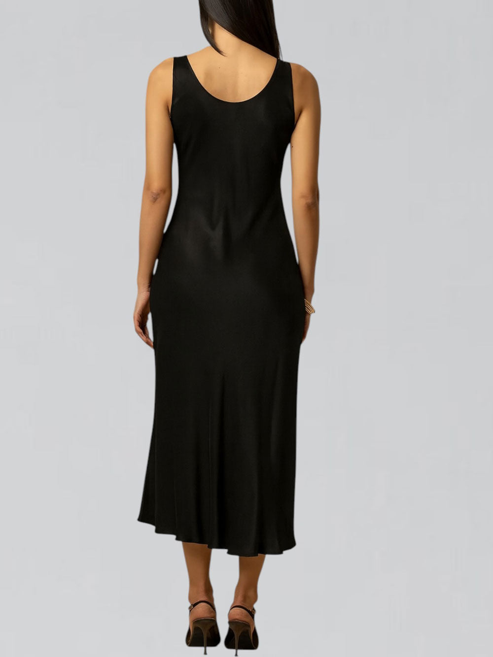 Vestito Longuette Kocca Madra da Donna - Nero