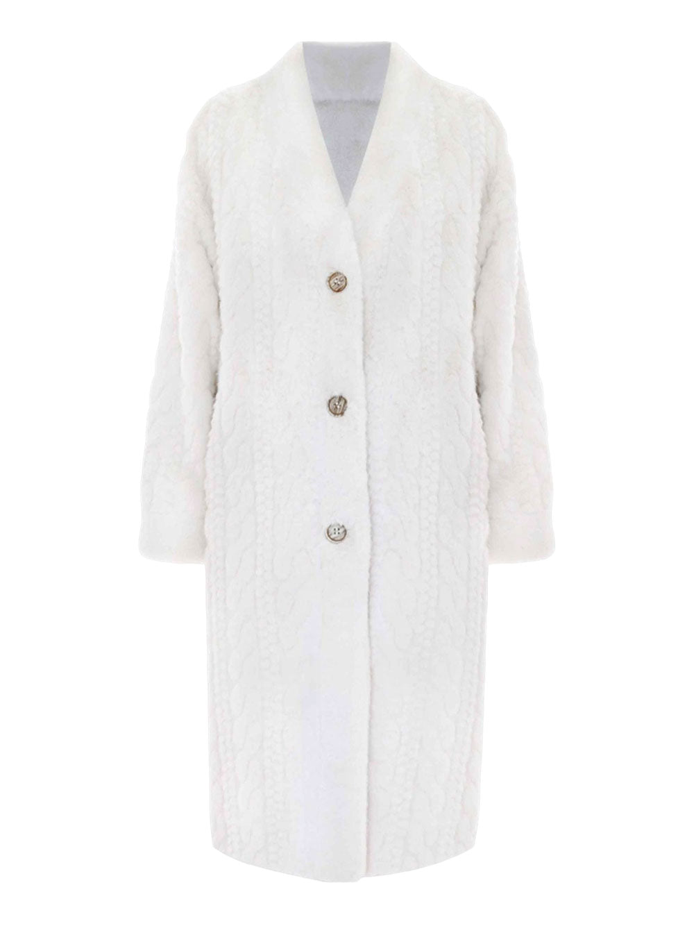 Cappotto Kocca Margarete da Donna - Bianco