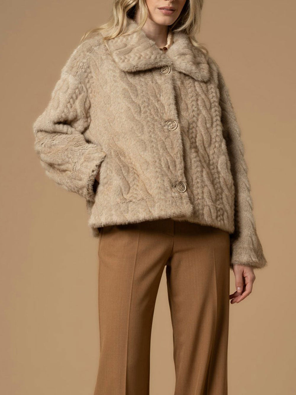 Cappotto Kocca Marielies da Donna - Avorio