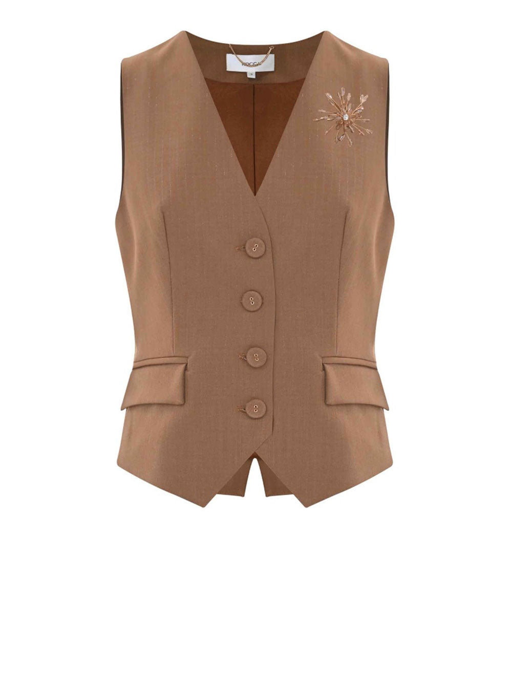 Gilet Kocca Elita da Donna - Beige