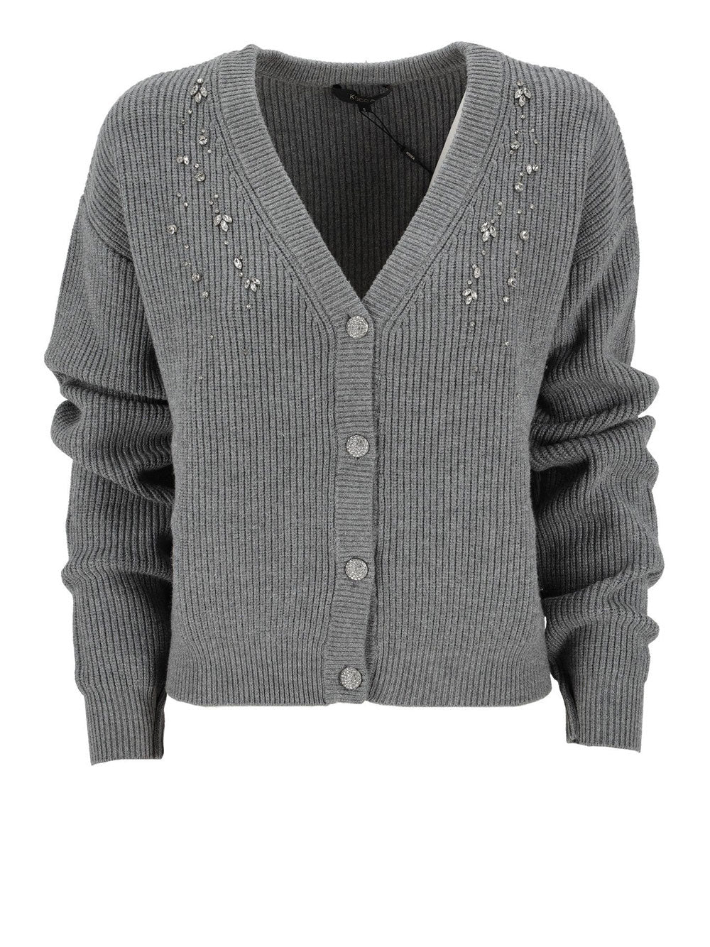Cardigan Kocca Balbina da Donna - Grigio