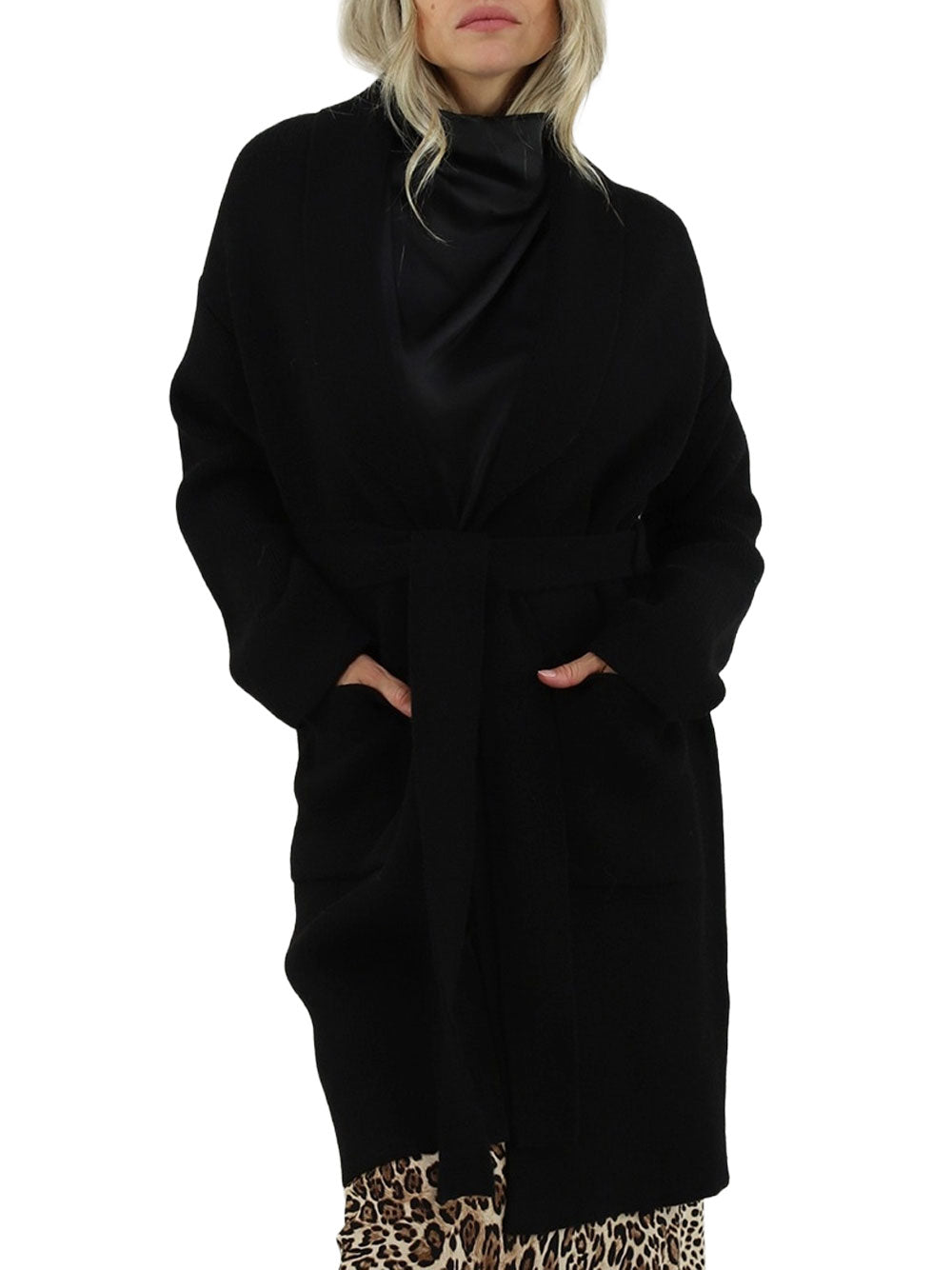 Cardigan Kocca Bosone da Donna - Nero