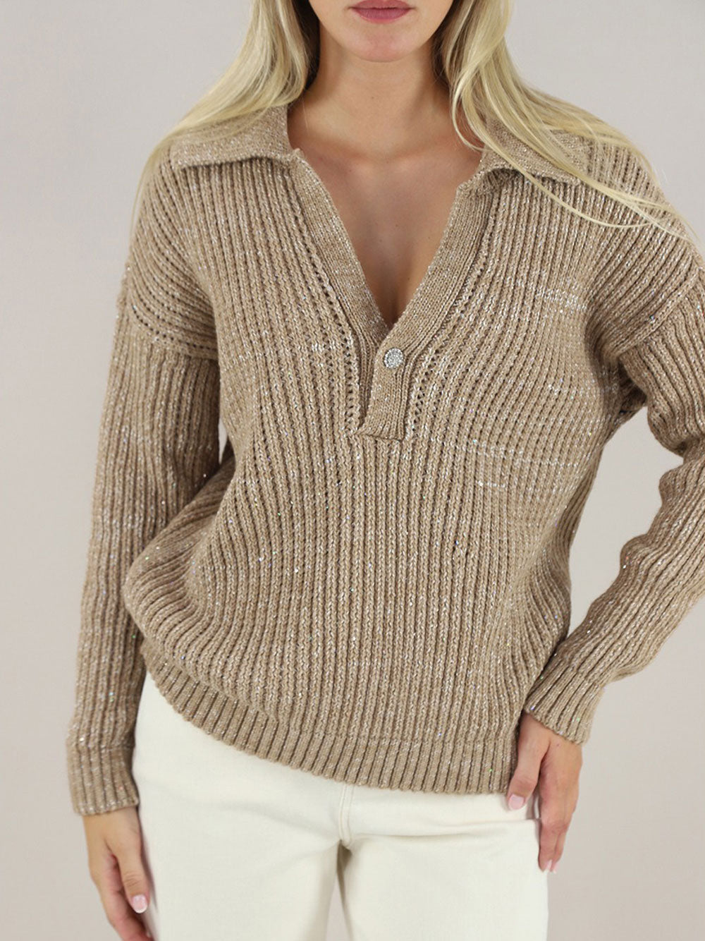 Maglia Kocca Almerigo da Donna - Beige