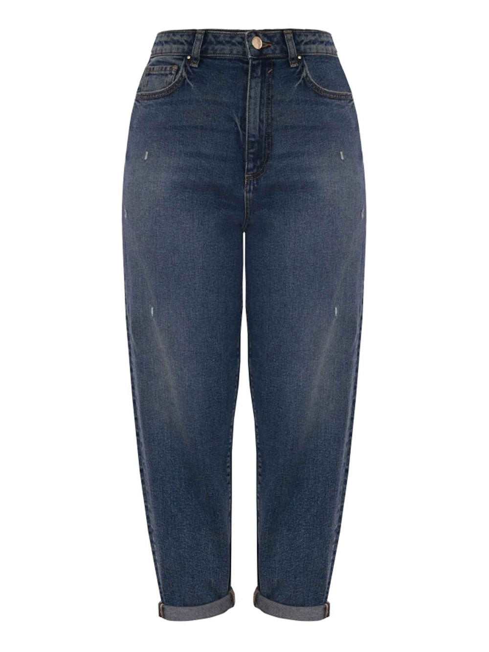Jeans Carrot Kocca Katiana da Donna - Denim