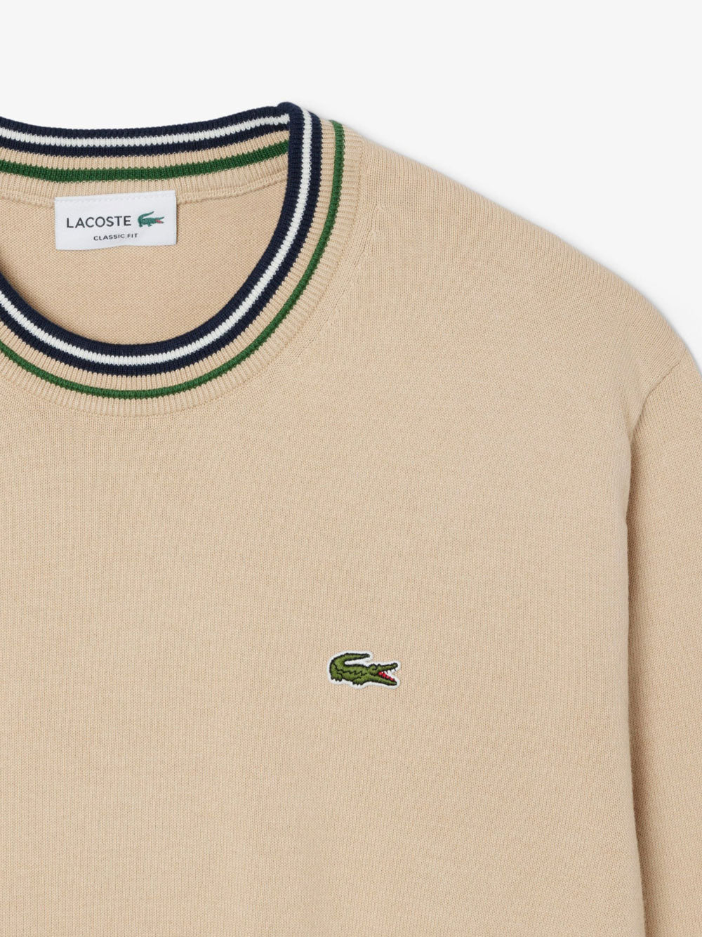 Pullover Lacoste da Uomo - Beige
