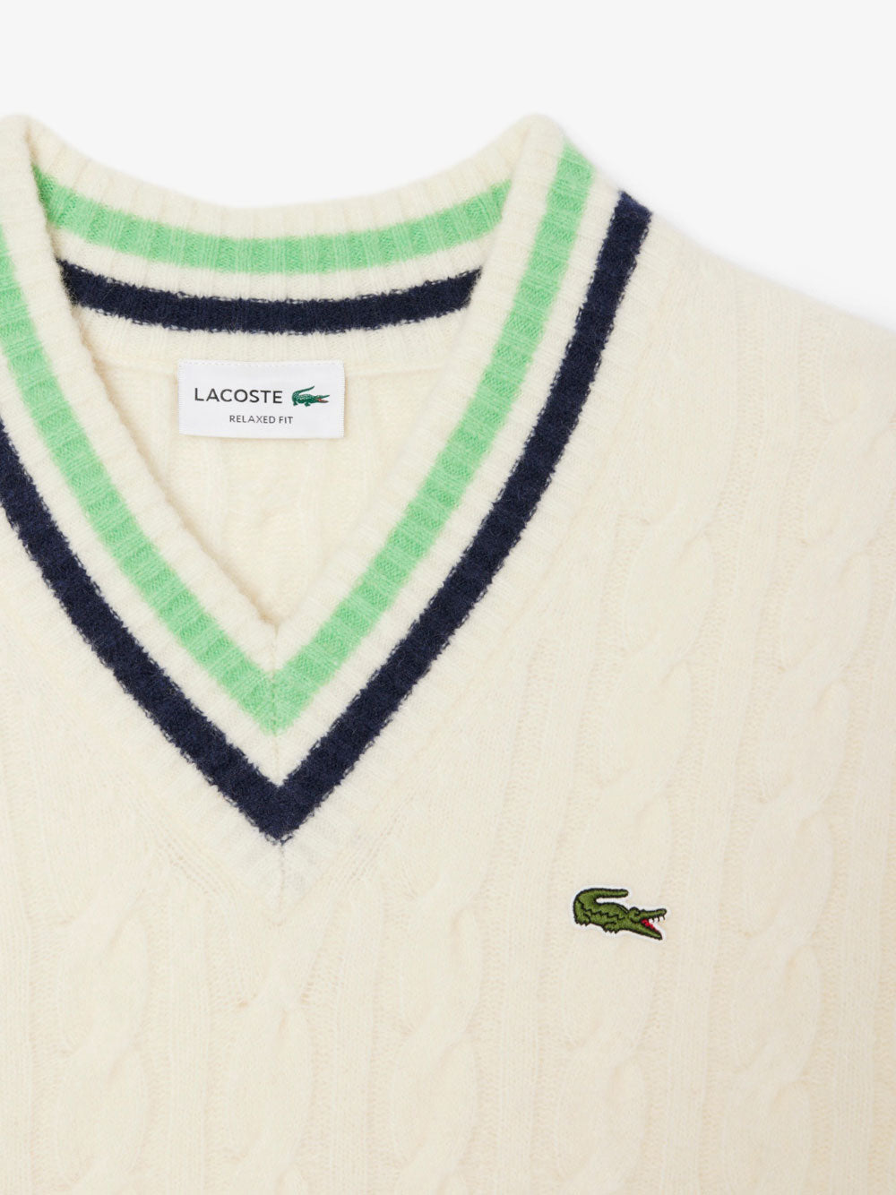 Maglione Lacoste da Uomo - Avorio