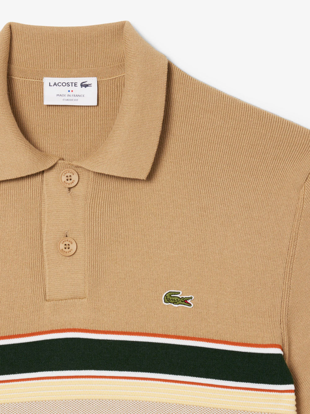 Maglia Polo Lacoste da Uomo - Beige