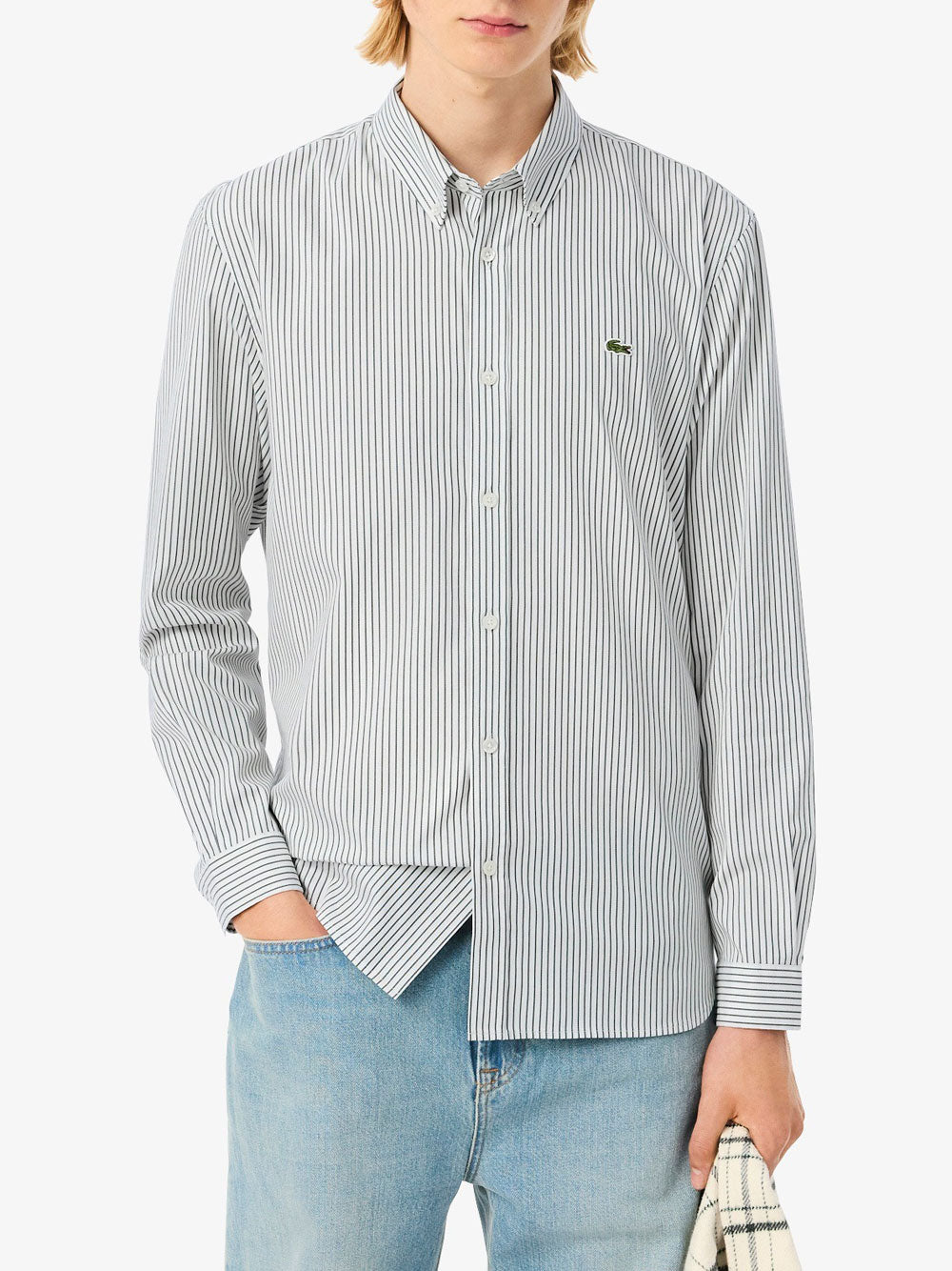 Camicia Classica Lacoste da Uomo - Bianco