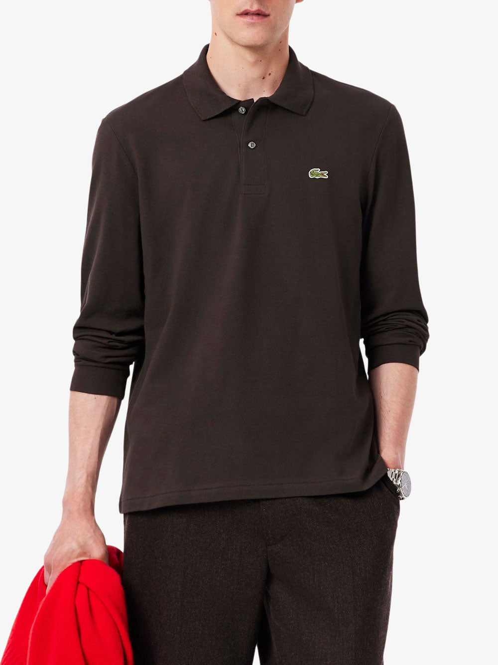 Polo Lacoste da Uomo - Marrone
