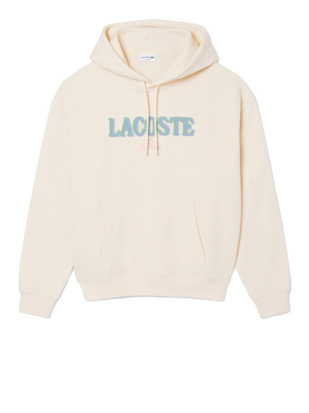 Felpa Cappuccio Lacoste da Uomo - Beige