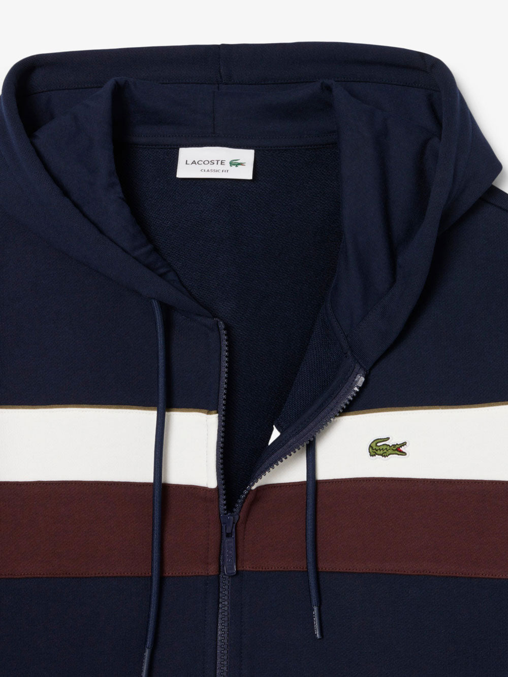 Felpa Zip Lacoste da Uomo - Blu