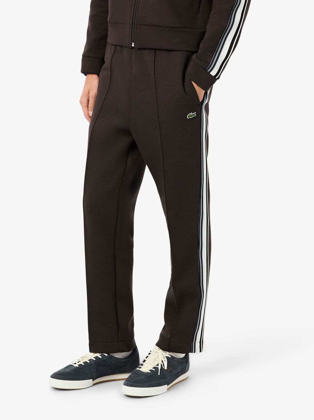 Pantalone Tuta Lacoste da Uomo - Marrone