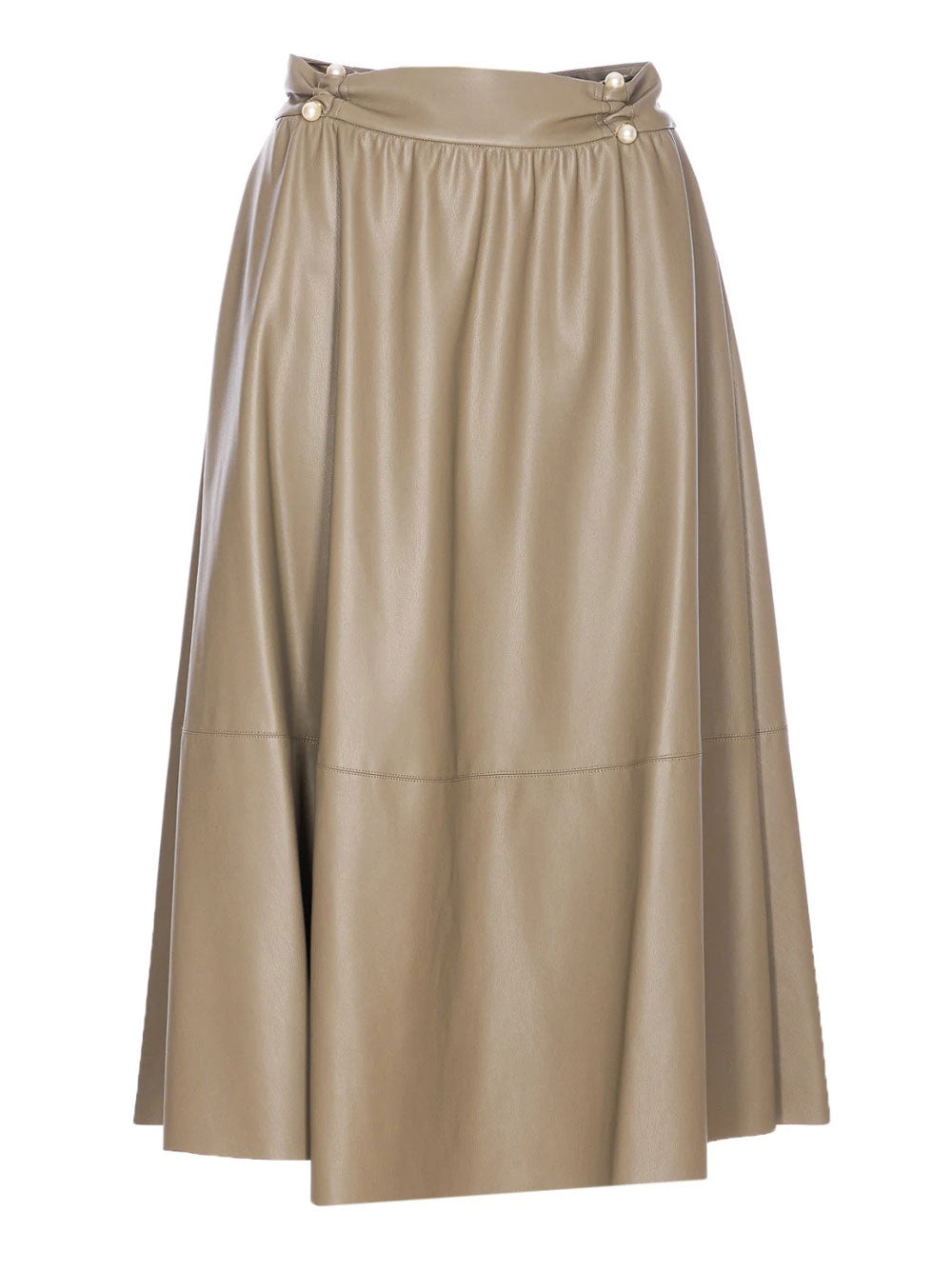 Gonna Longuette Liu Jo Ecopelle da Donna - Beige