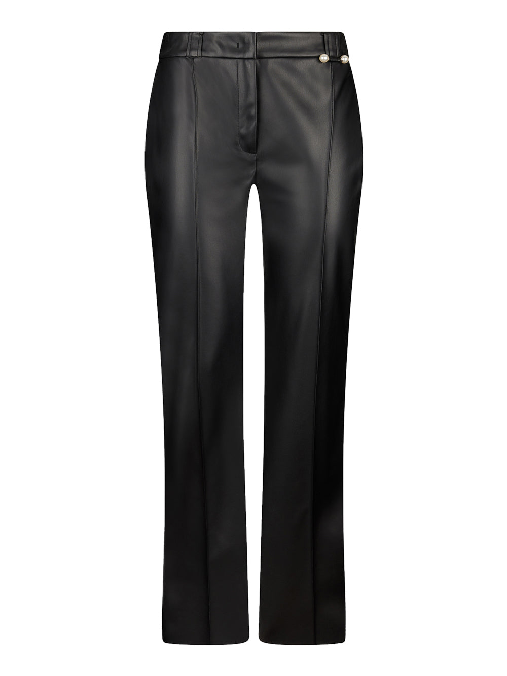 Pantalone Zampa Liu Jo Ecopelle da Donna - Nero