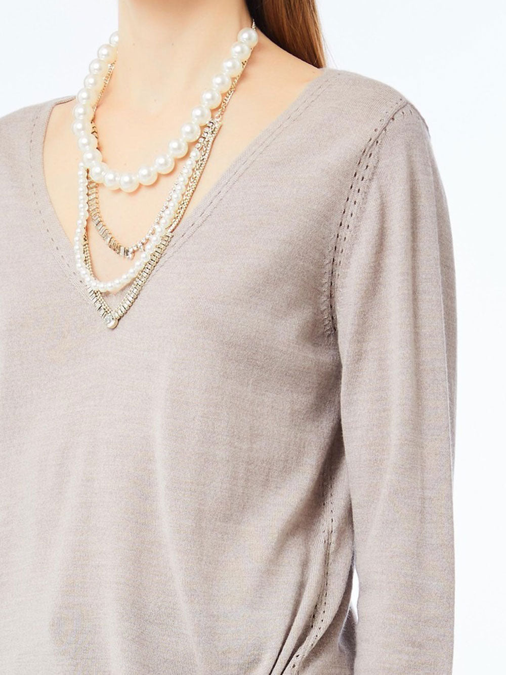 Maglia Liu Jo da Donna - Beige