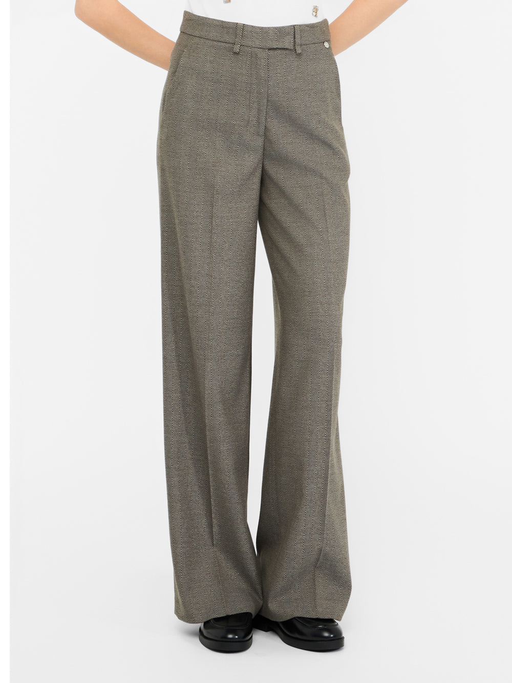 Pantalone Straight Liu Jo da Donna - Grigio