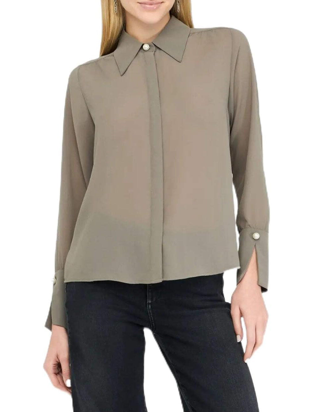 Liu Jo Liu Jo Camicia Donna Mod. CF5302 X0707 X0707 Fango Marrone