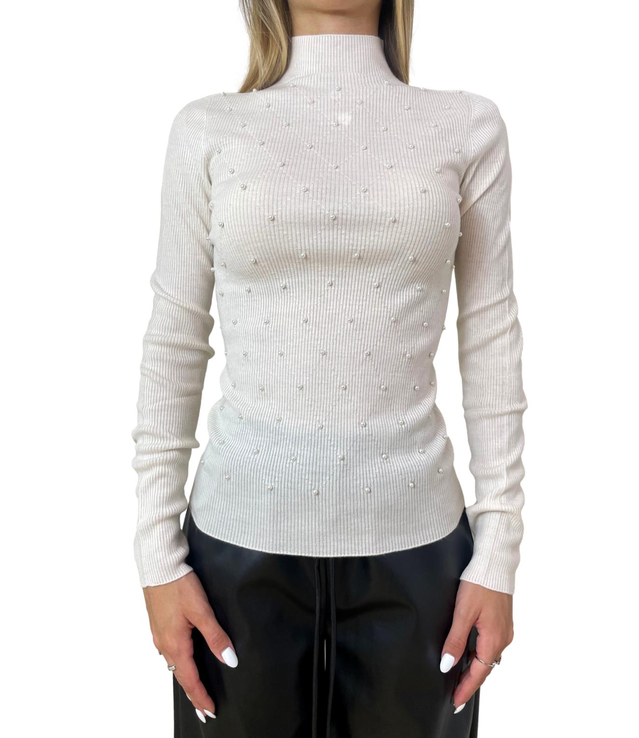 Liu Jo Liu Jo Maglia Donna Mod. MF5030 MA77Q 10701 Panna Avorio