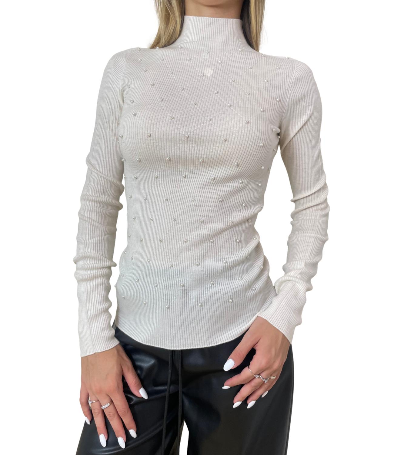 Liu Jo Liu Jo Maglia Donna Mod. MF5030 MA77Q 10701 Panna Avorio