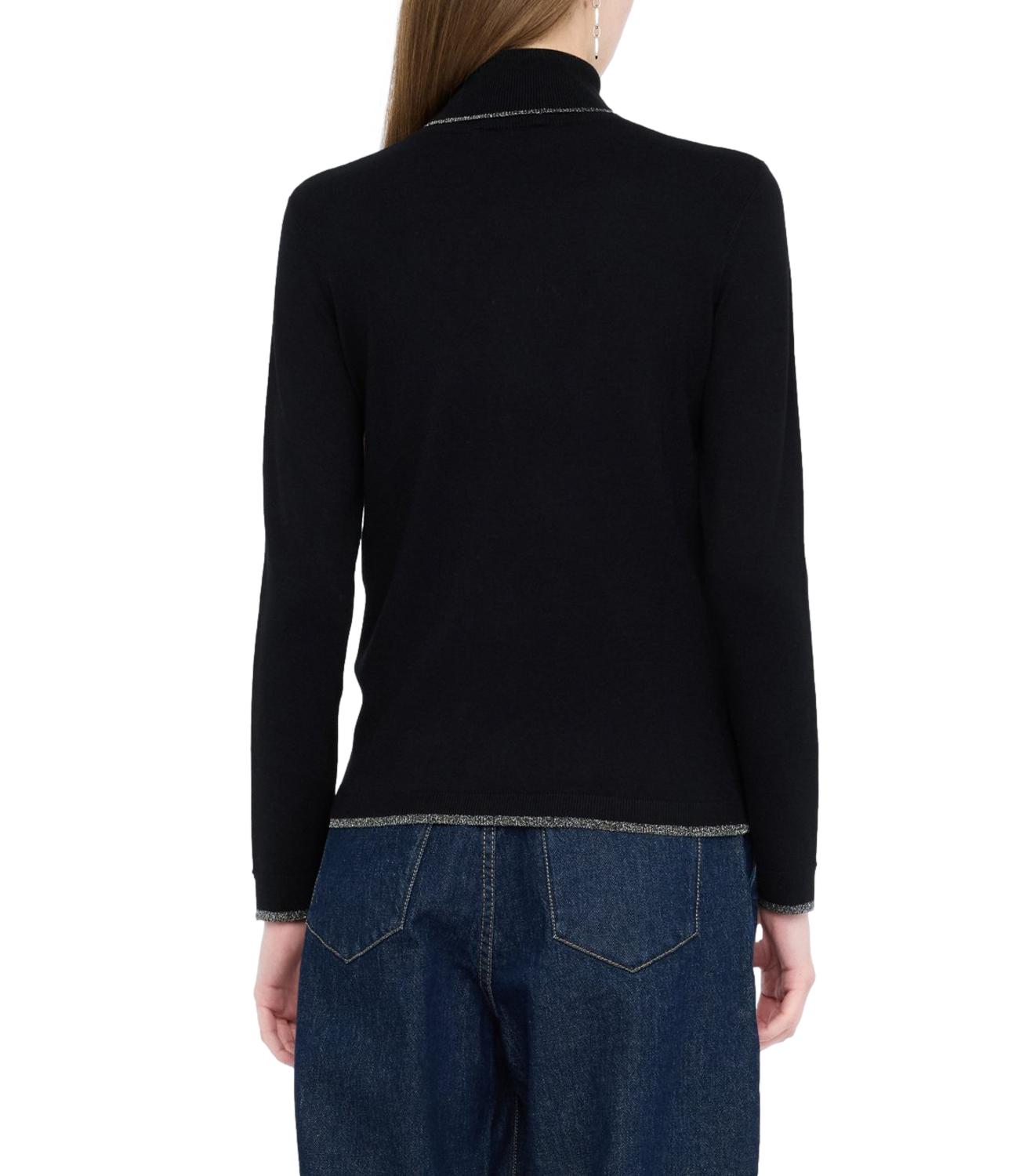 Liu Jo Liu Jo Maglione Collo Alto Donna Mod. MF5229 MS49I 22222 Nero