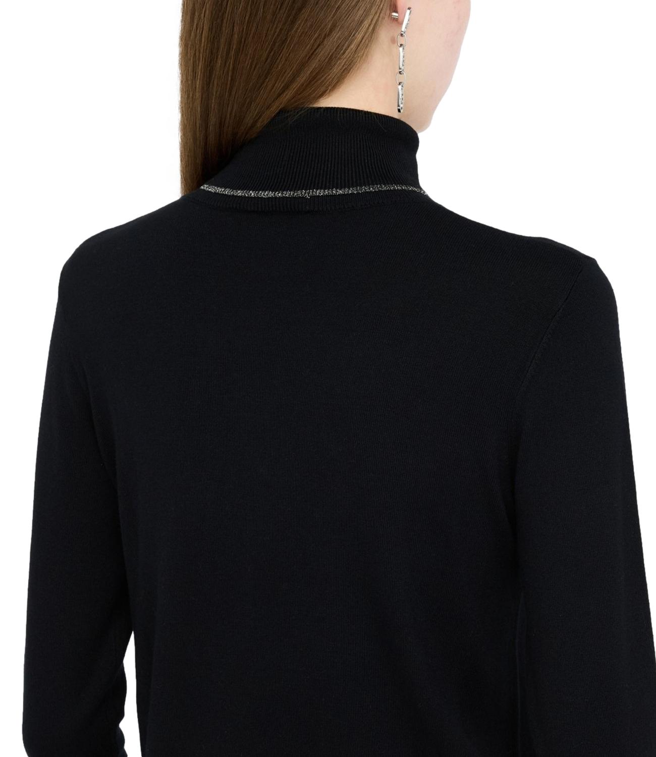 Liu Jo Liu Jo Maglione Collo Alto Donna Mod. MF5229 MS49I 22222 Nero