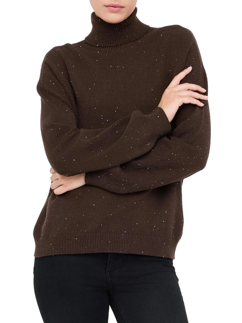Liu Jo Liu Jo Maglione C.A. Donna Mod. MF5234 MA27R A4367 Moro Marrone