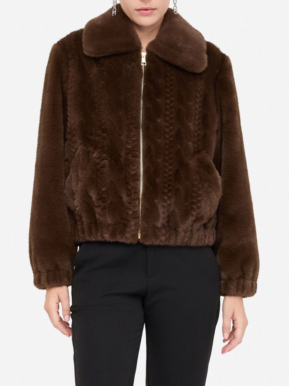 Bomber Liu Jo da Donna - Marrone