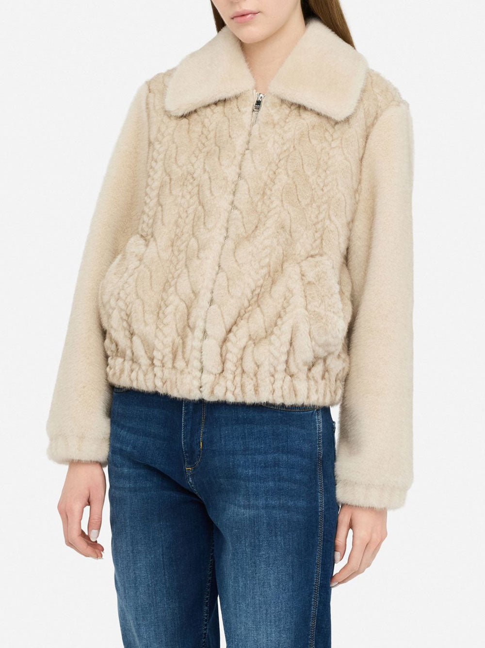 Bomber Liu Jo da Donna - Beige