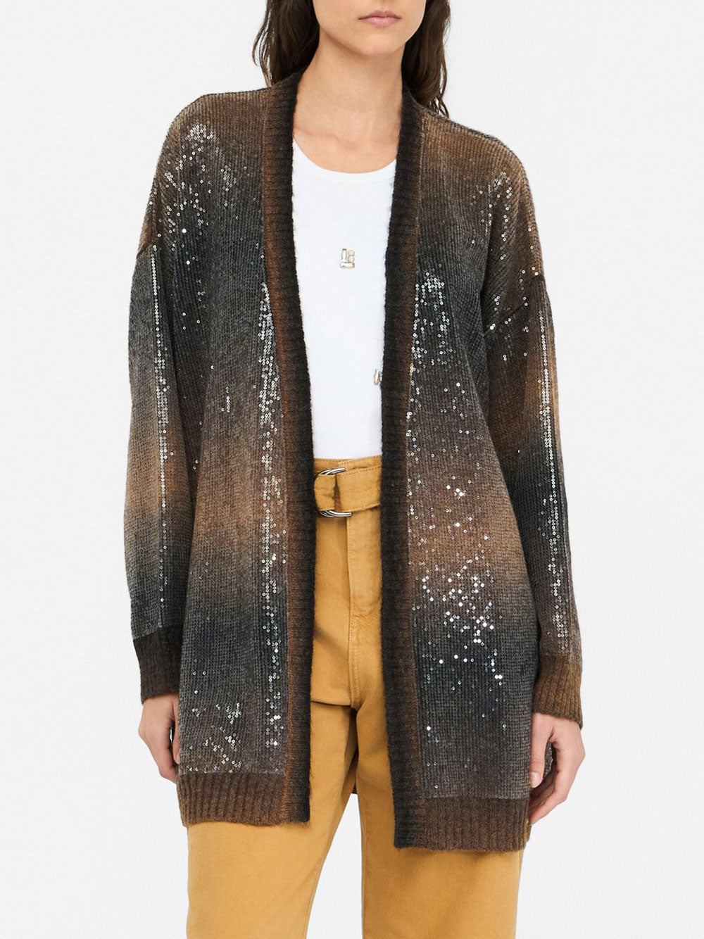 Cardigan Liu Jo da Donna - Marrone