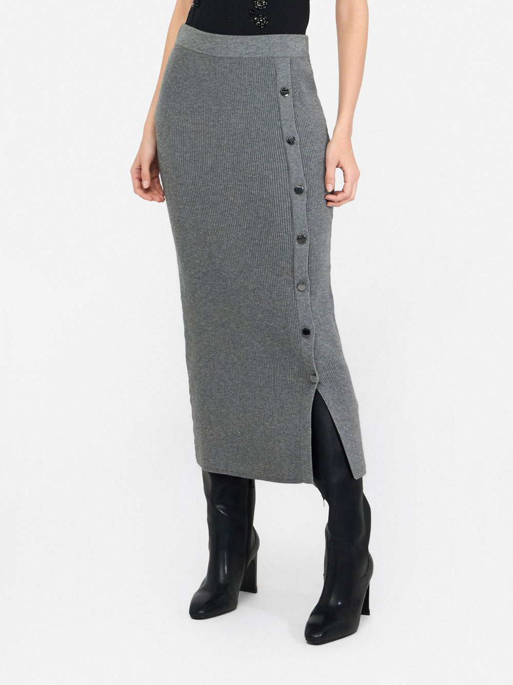 Gonna Longuette Liu Jo da Donna - Grigio