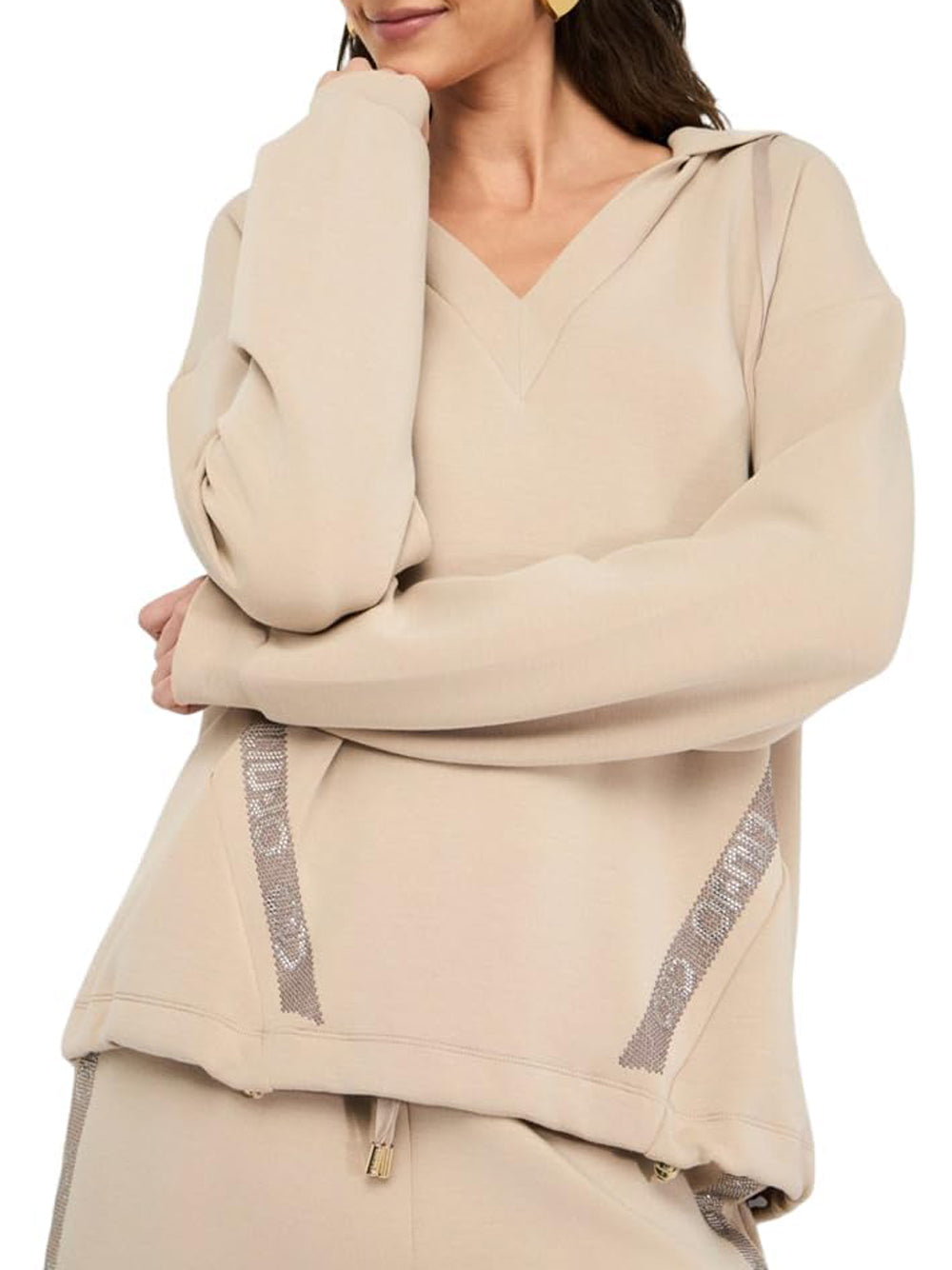 Liu Jo Liu Jo Felpa Donna Mod. TF5091 J4616 60906 Champagne Avorio