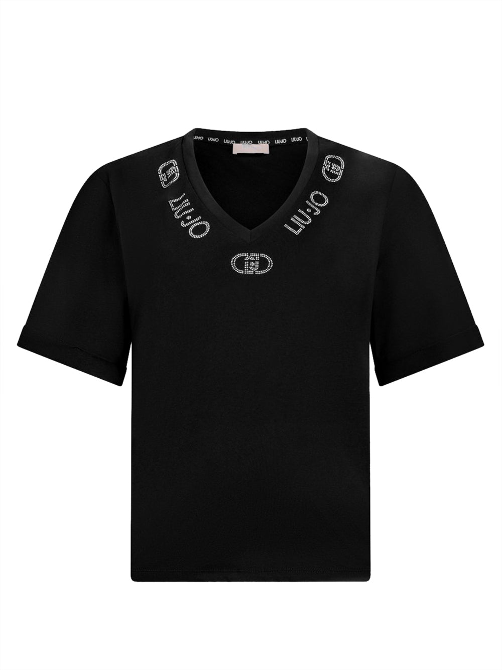 Liu Jo Liu Jo T-shirt Donna Mod. TF5143 JS003 M9888 Nero