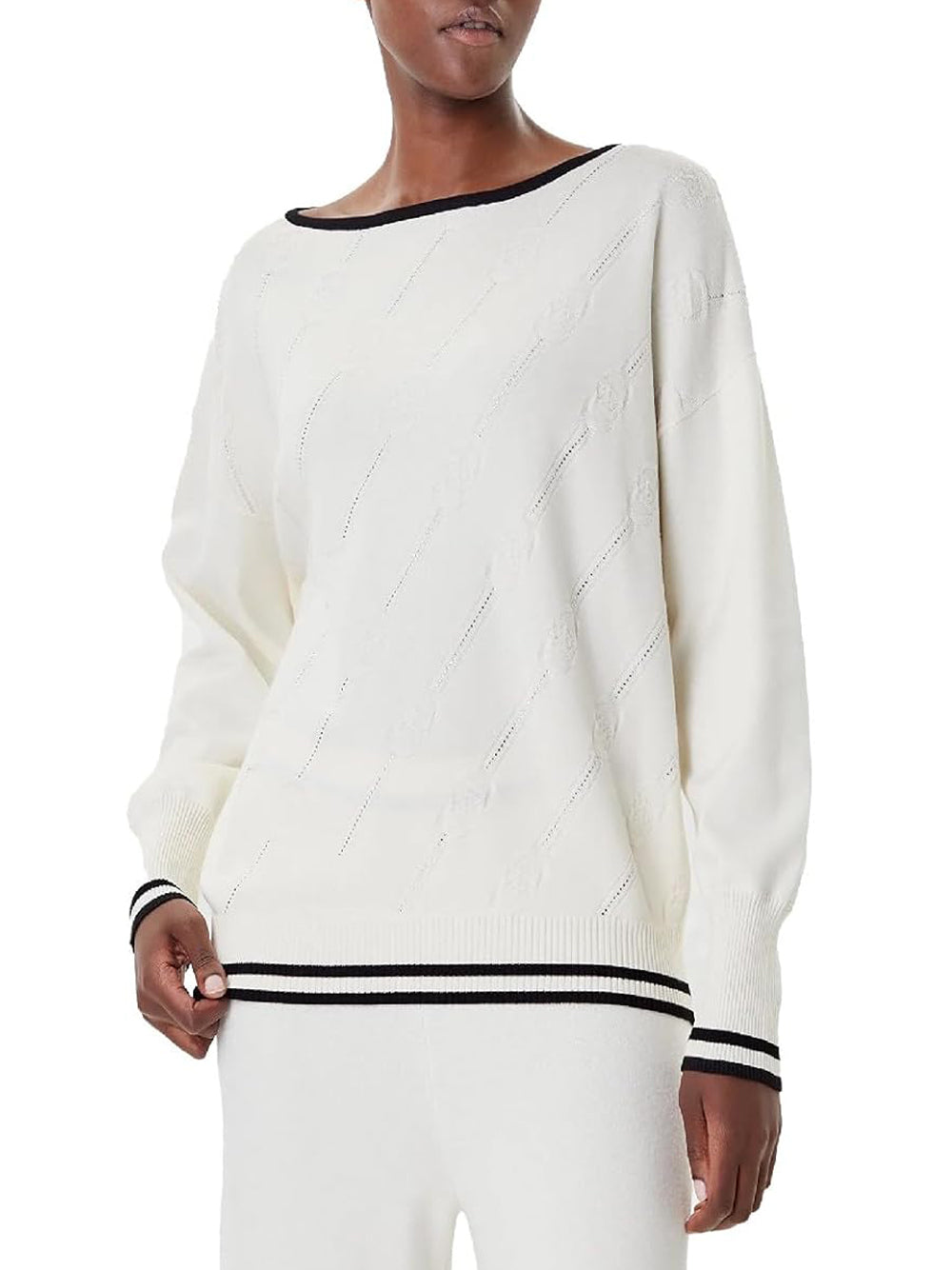 Liu Jo Liu Jo Maglia Donna Mod. TF5206 MS63L 03N76 LATTE Bianco