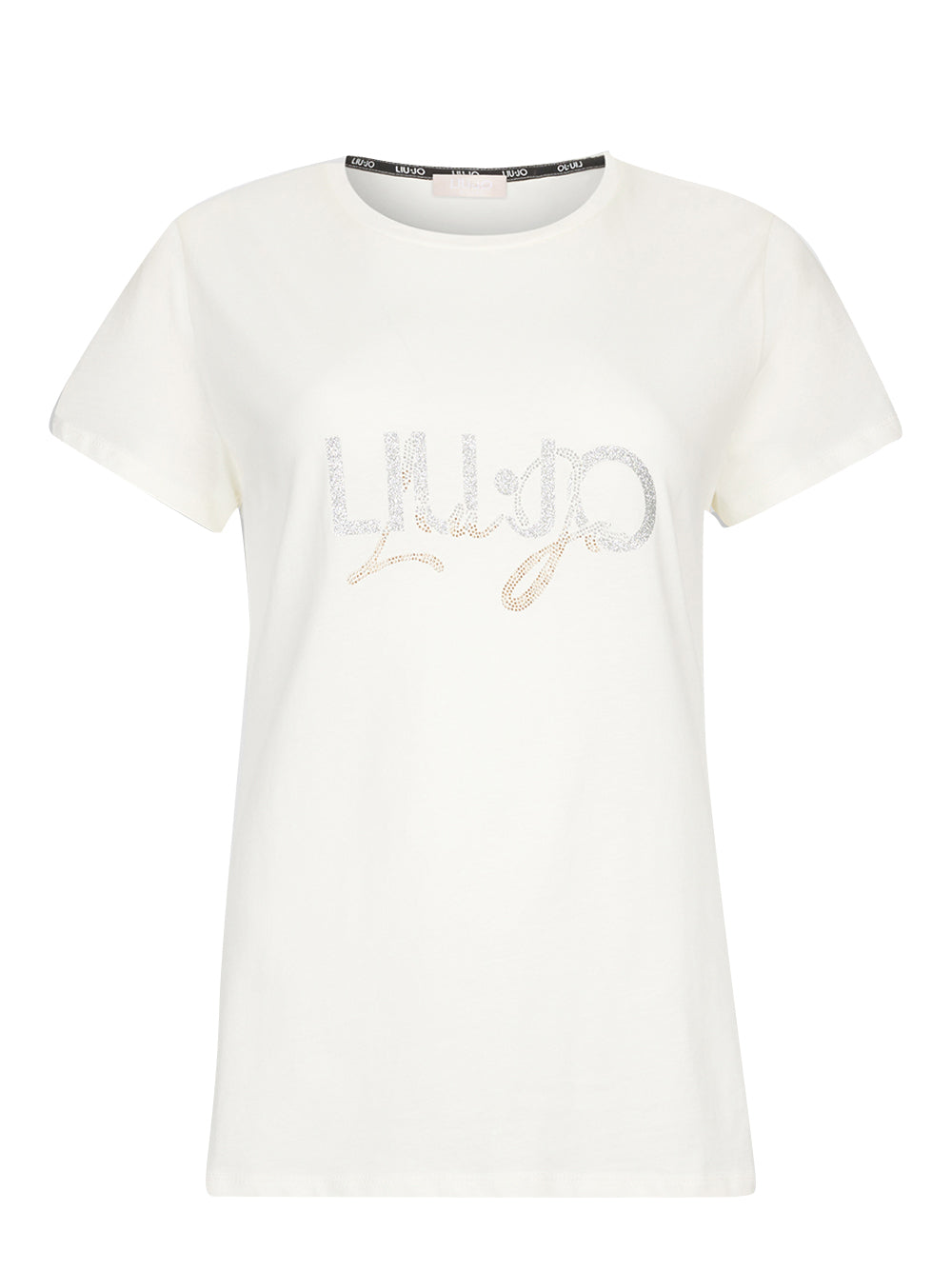 Liu Jo Liu Jo T-shirt Donna Mod. TF5287 JS923 M9844 Latte Bianco