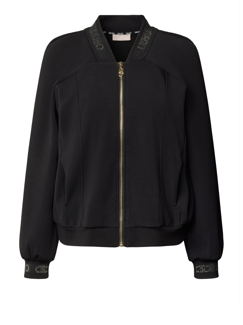 Felpa Zip Liu Jo da Donna - Nero