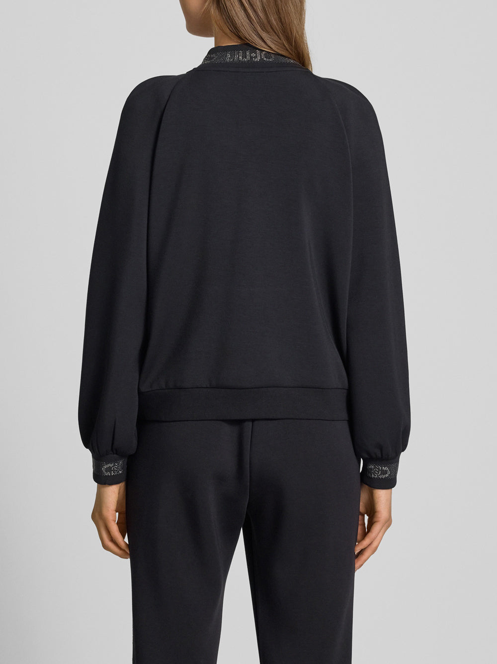 Felpa Zip Liu Jo da Donna - Nero