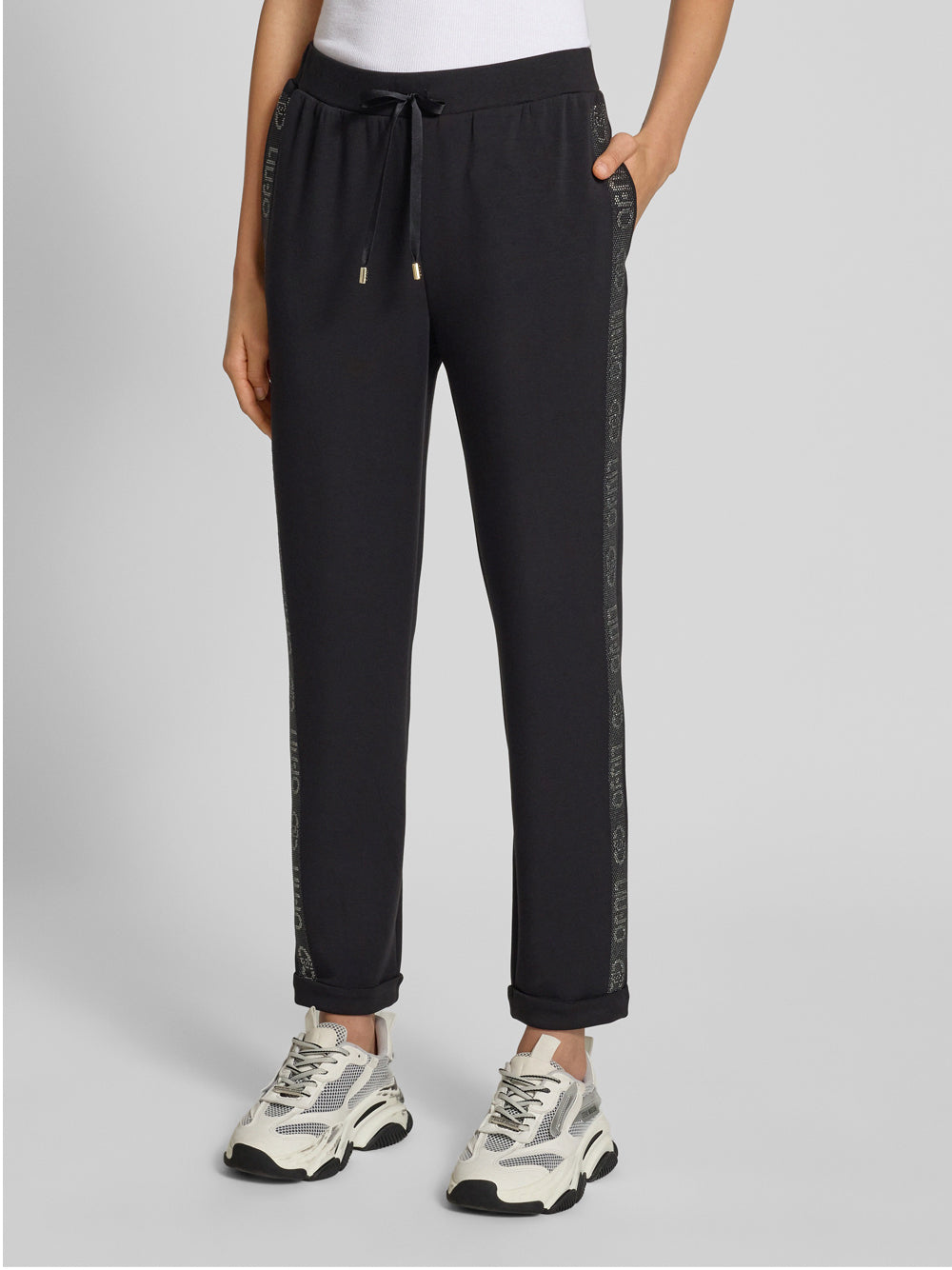 Pantalone Jogger Liu Jo da Donna - Nero