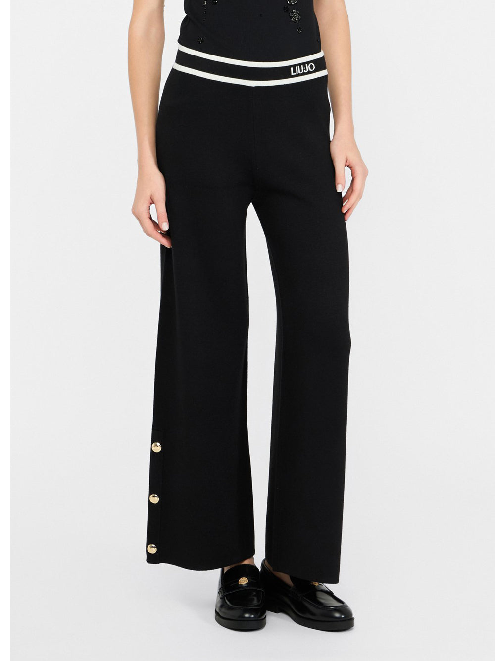 Pantalone Palazzo Liu Jo da Donna - Nero