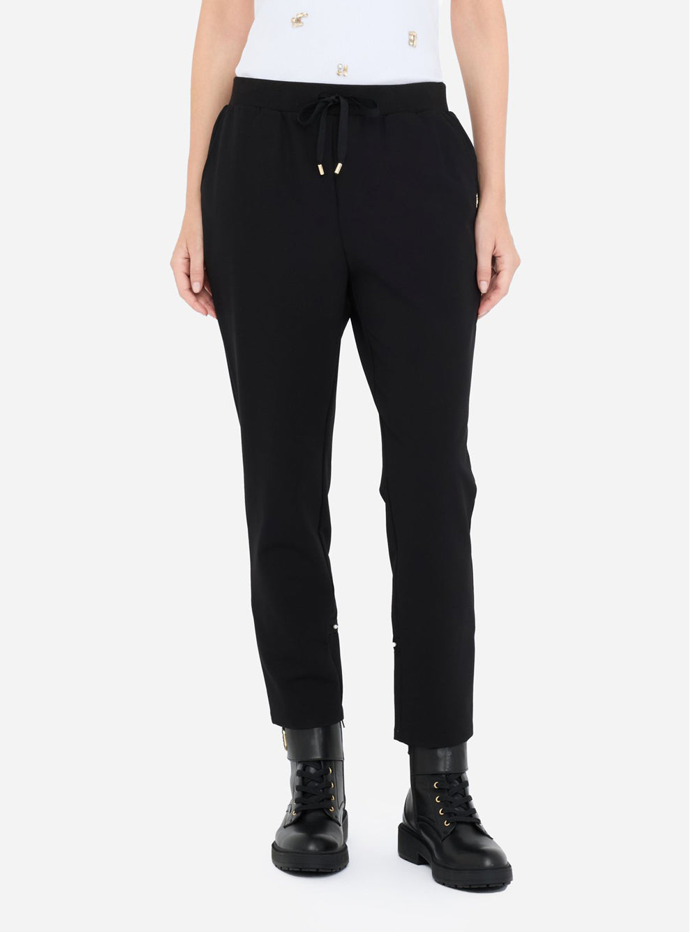 Pantalone Jogger Liu Jo da Donna - Nero