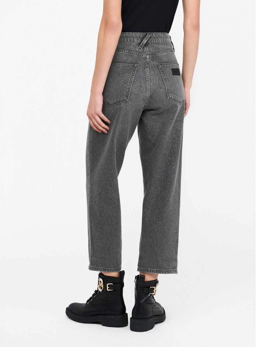Jeans Straight Liu Jo da Donna - Grigio