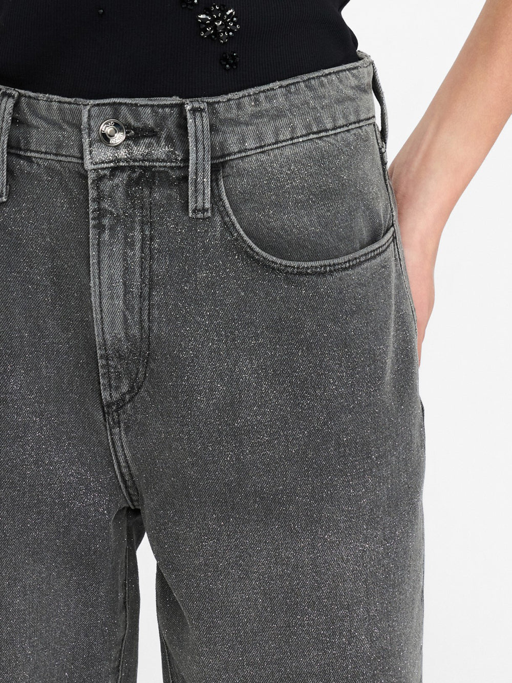 Jeans Straight Liu Jo da Donna - Grigio