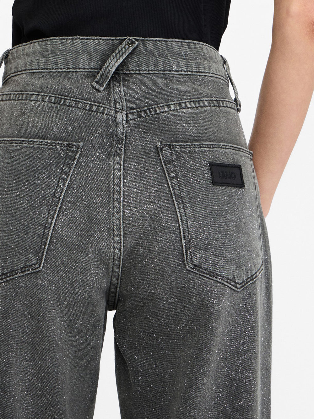 Jeans Straight Liu Jo da Donna - Grigio